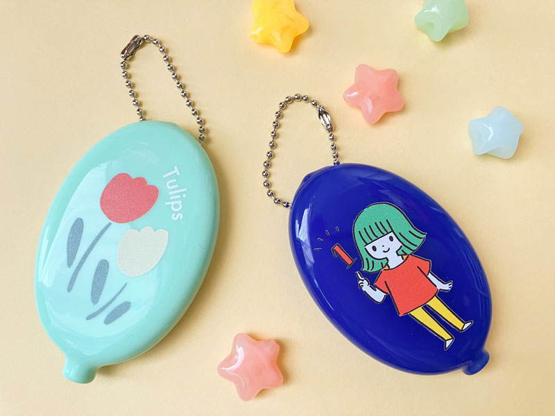 オリジナル財布・小銭入れの活用シーンイメージ